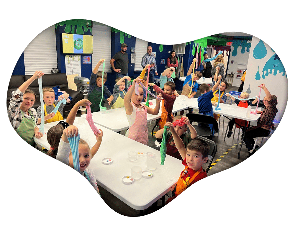 slime workshop at the vault slime lab